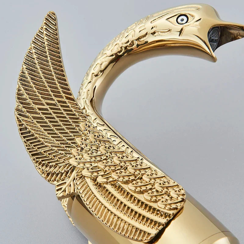 Swan Single-Handle Basin Tap in Gold